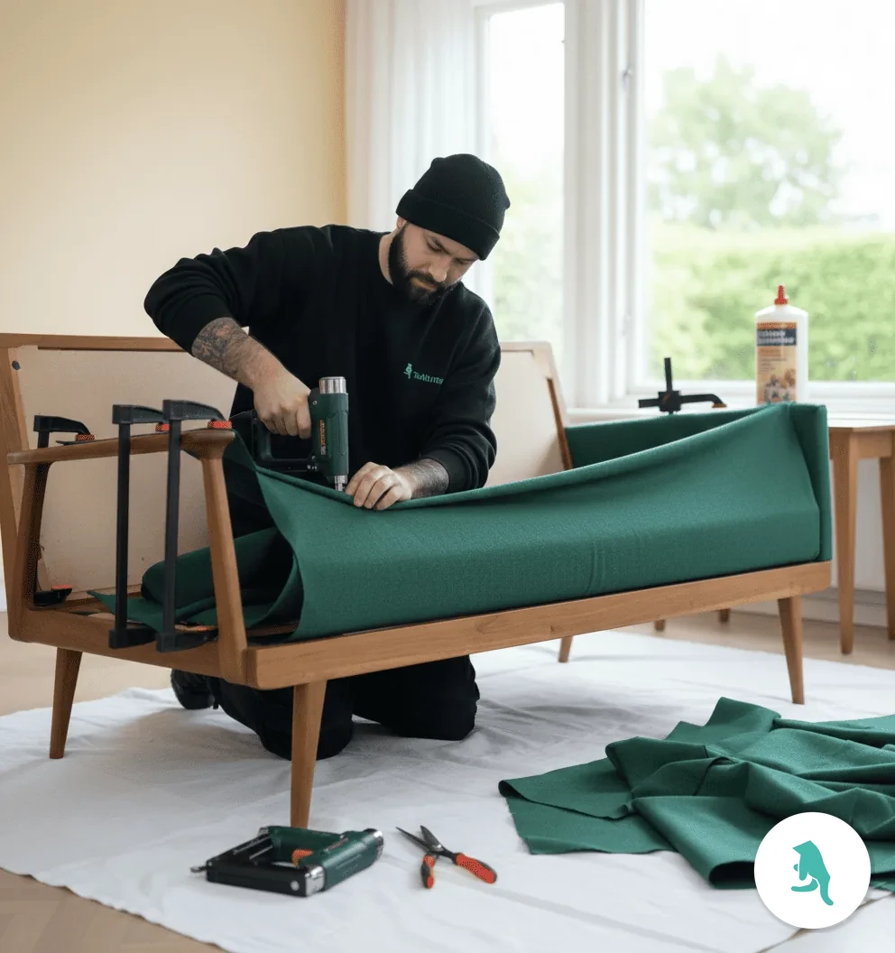Klä om 3-sits soffa själv