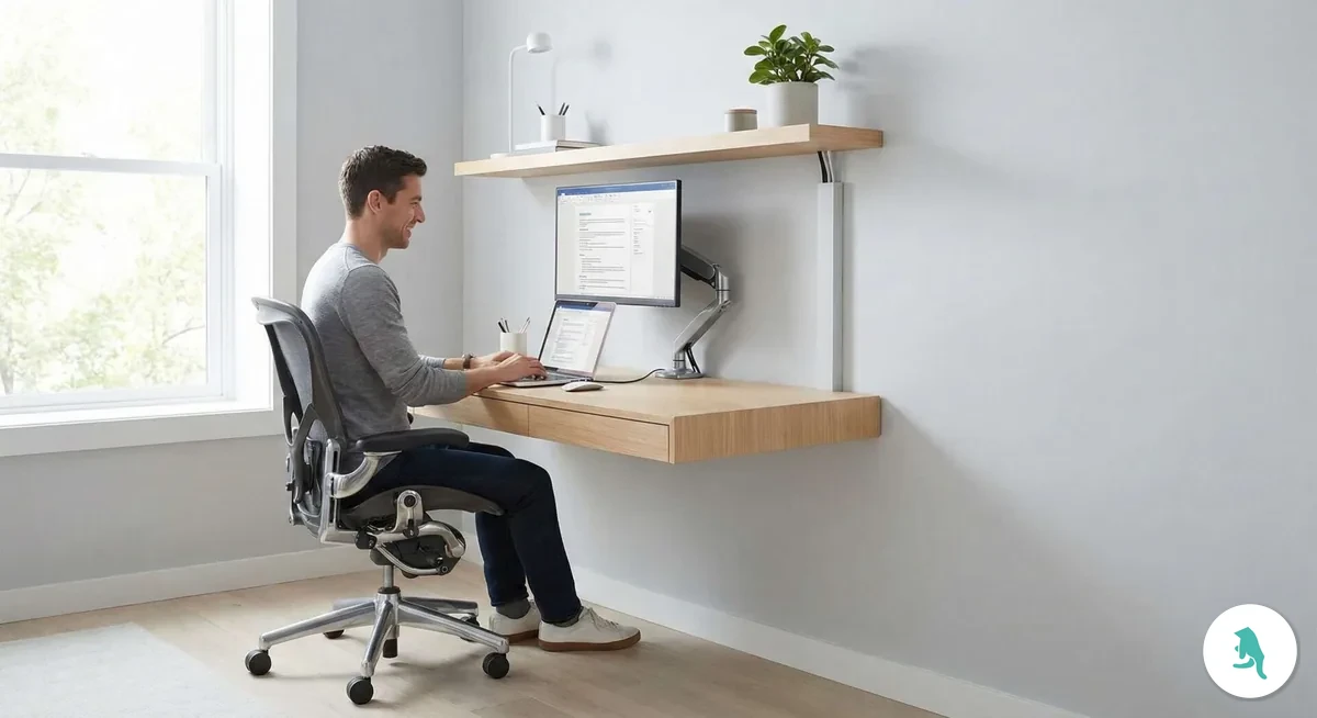 tips för vägghängt skrivbord